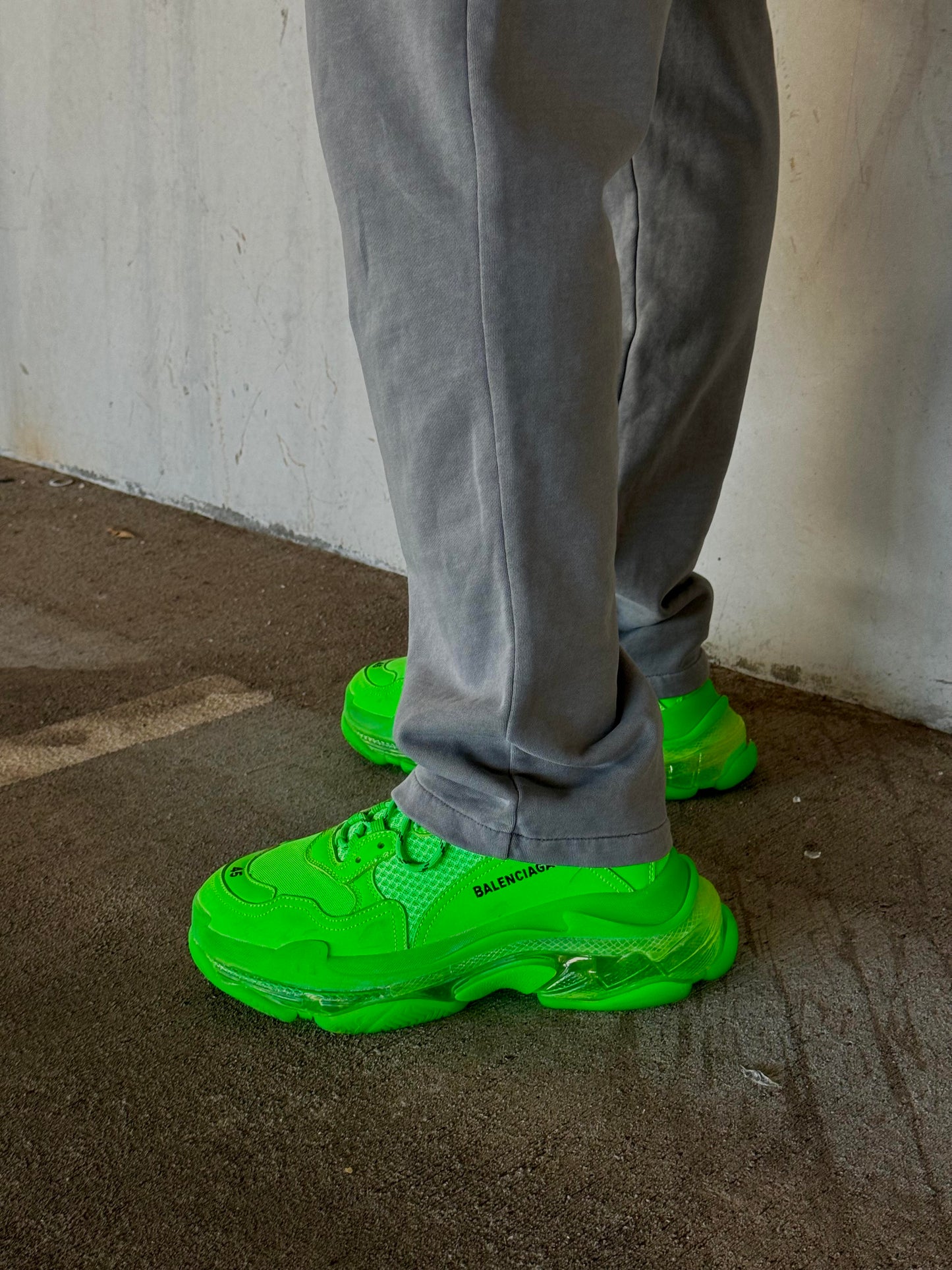 "Cross" Gray Sweatpants