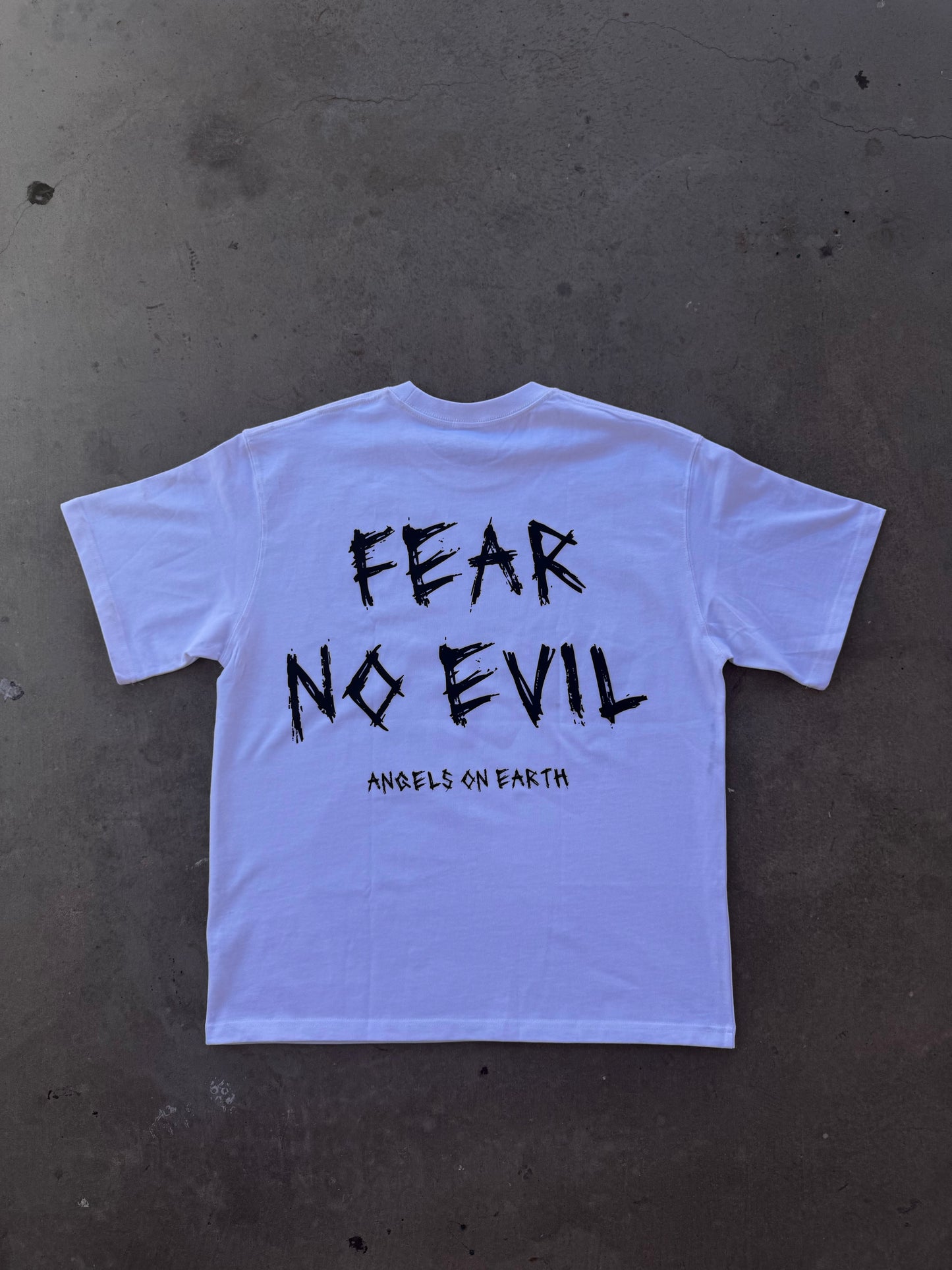 "Psalm 23:4" White Tee