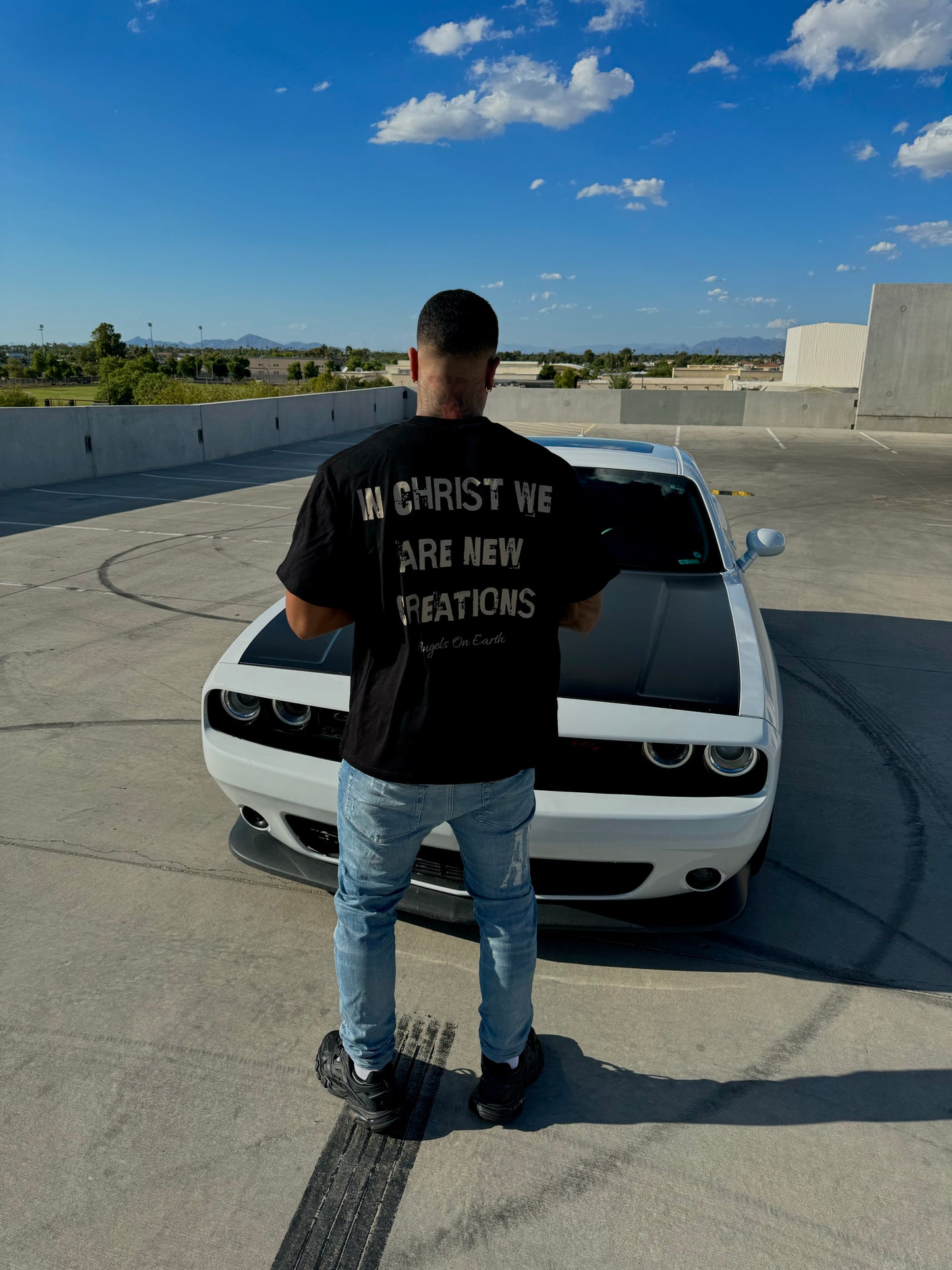 "New Creations" Black Tee