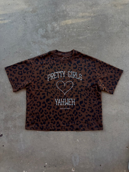 "PGHY" Brown Tee