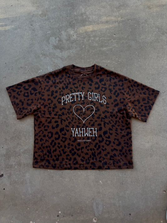"PGHY" Brown Tee