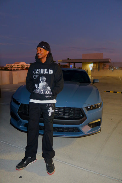 "A.O.E. Cross" Blacks Sweatpants