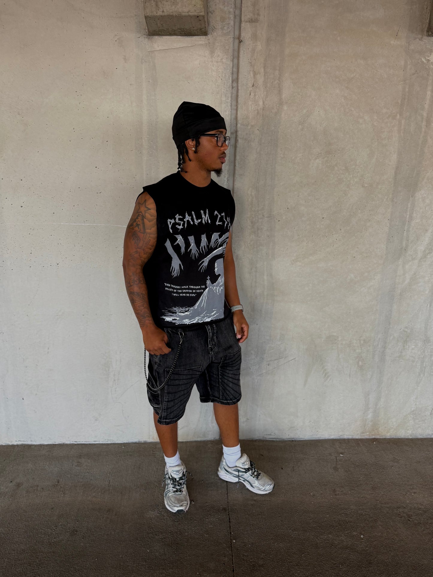 "Psalm 23:4" Sleeveless Tee