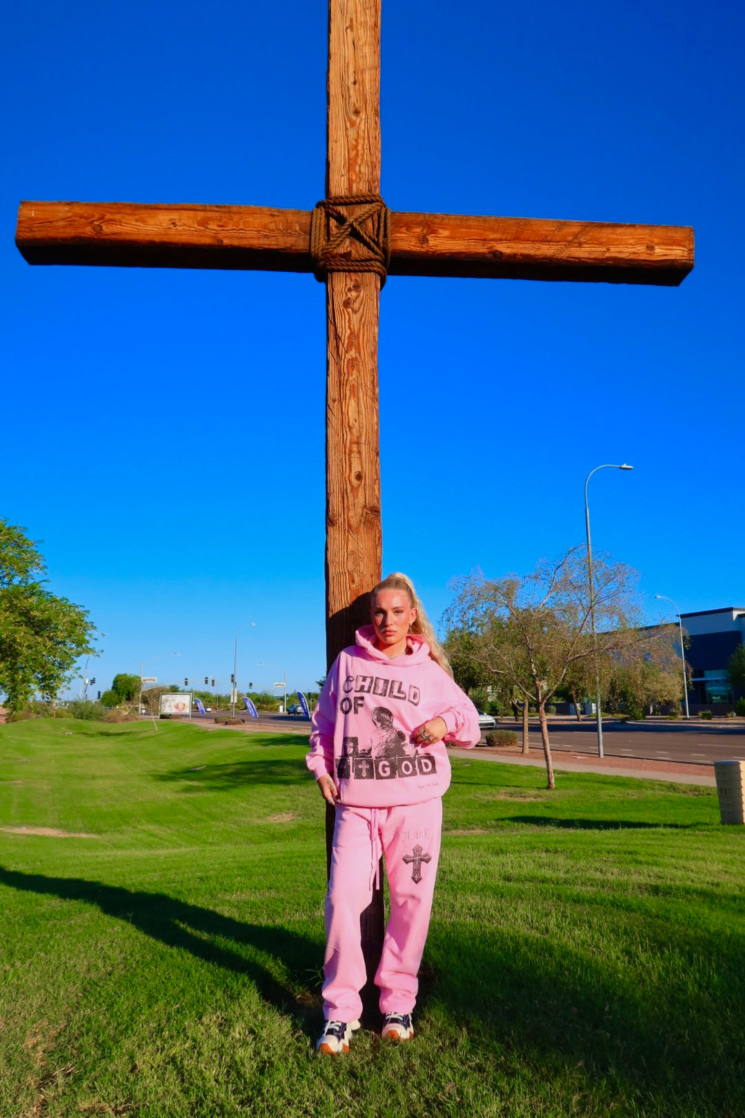 "Child of God" Pink Hoodie