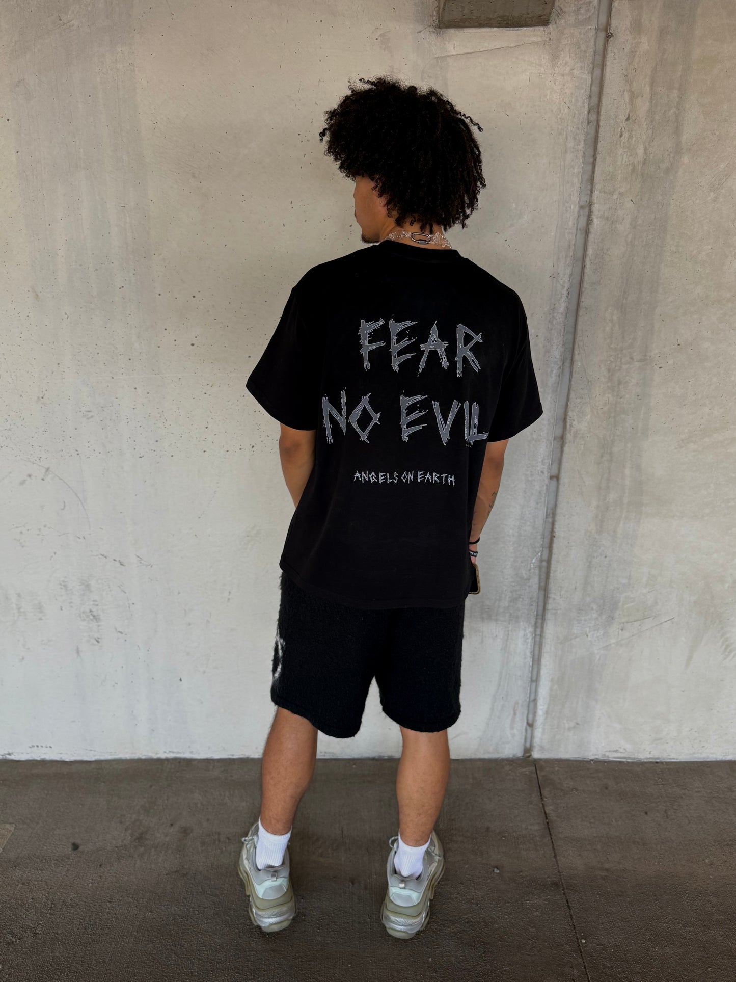 "Psalm 23:4" Black Tee