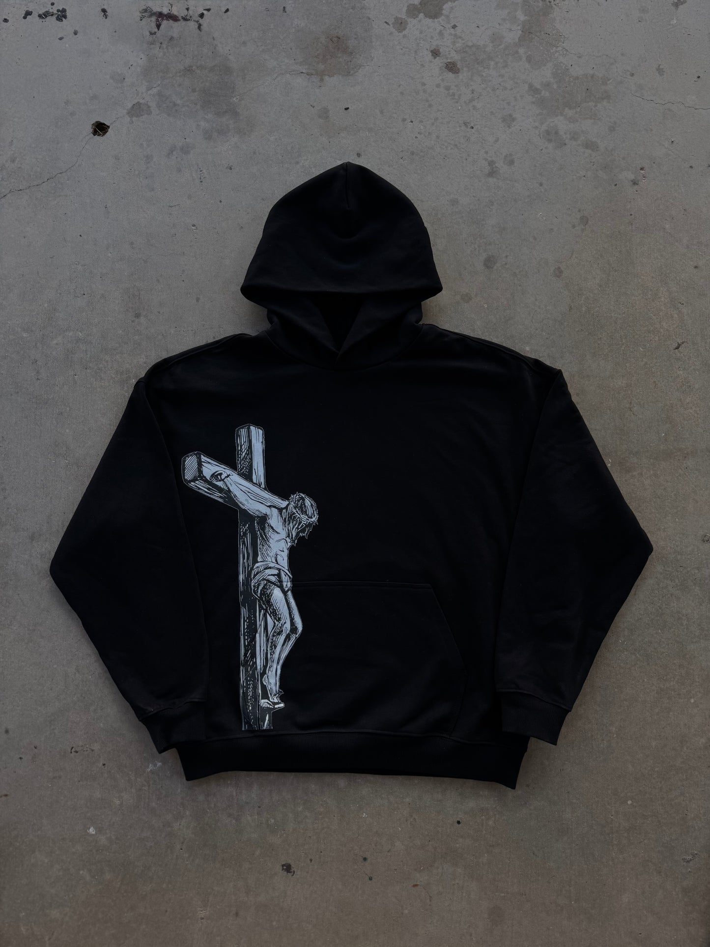 "Jesus Saved Me" Black Hoodie