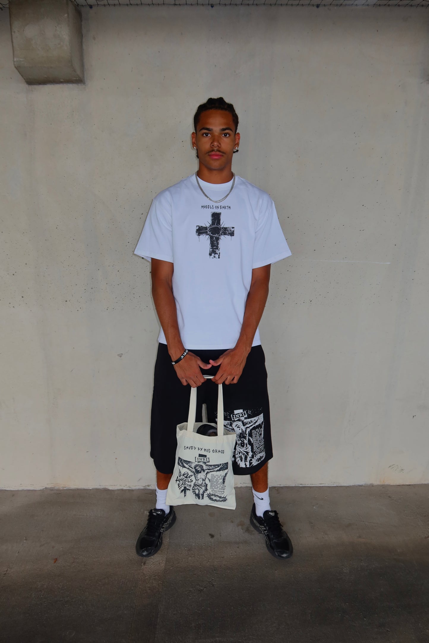 "Saved By Grace" Tote Bag