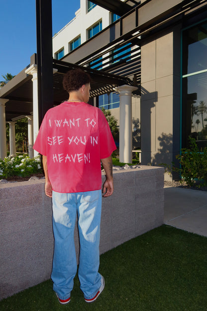 "See You In Heaven!" Red Tee