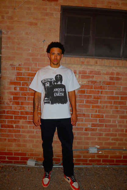 "Call God!” White Tee