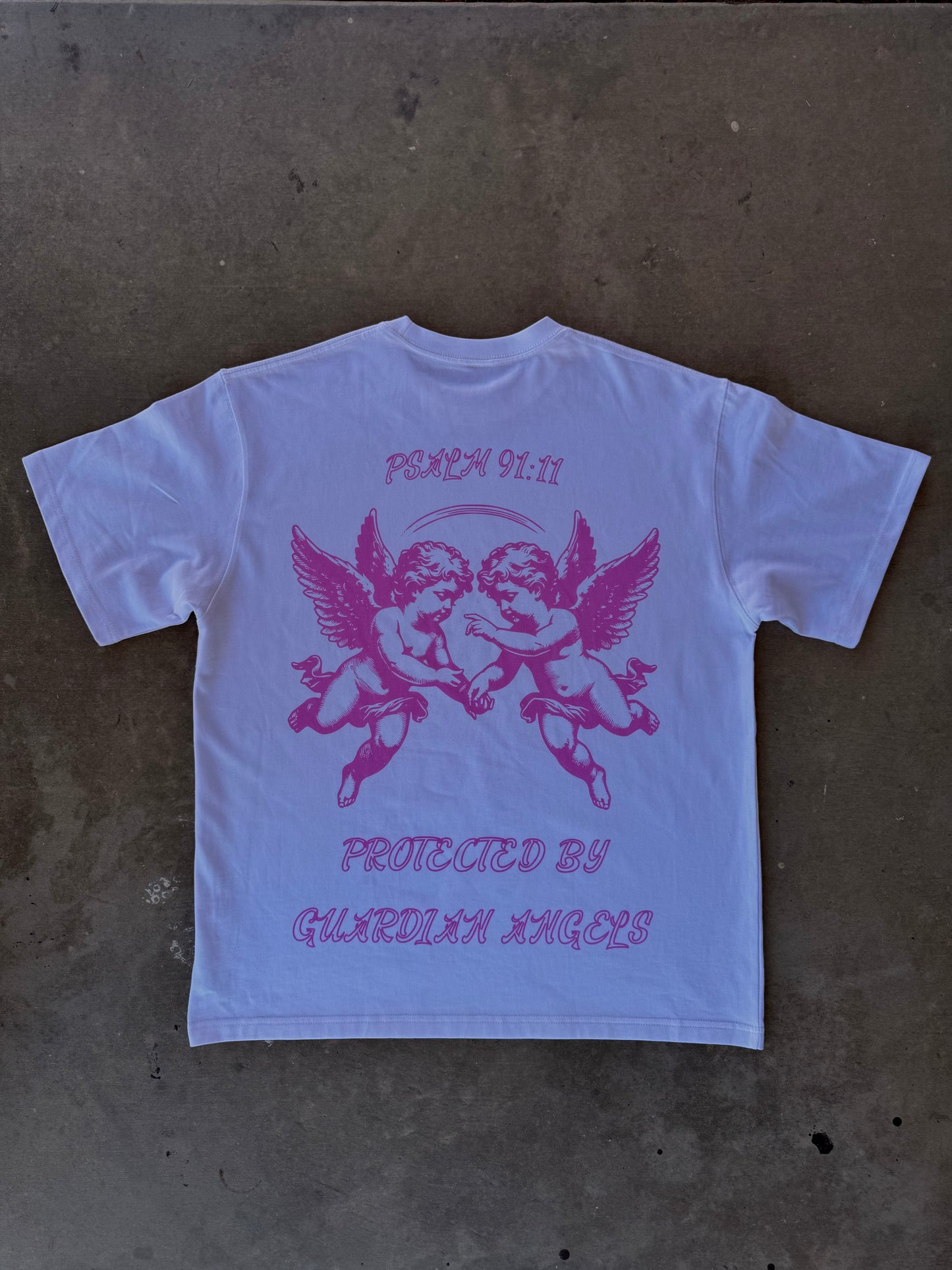 "Guardian Angel" White Tee