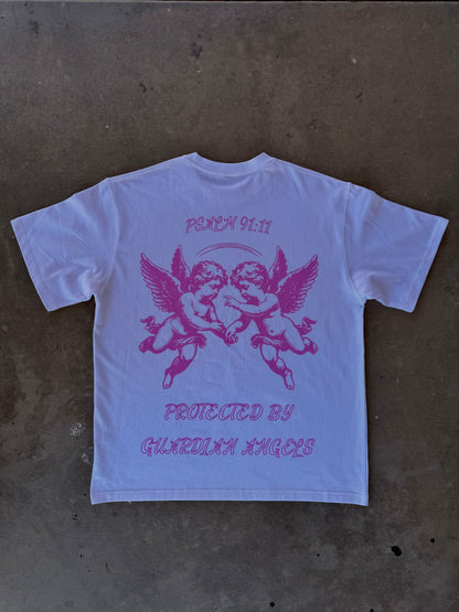 "Guardian Angel" White Tee