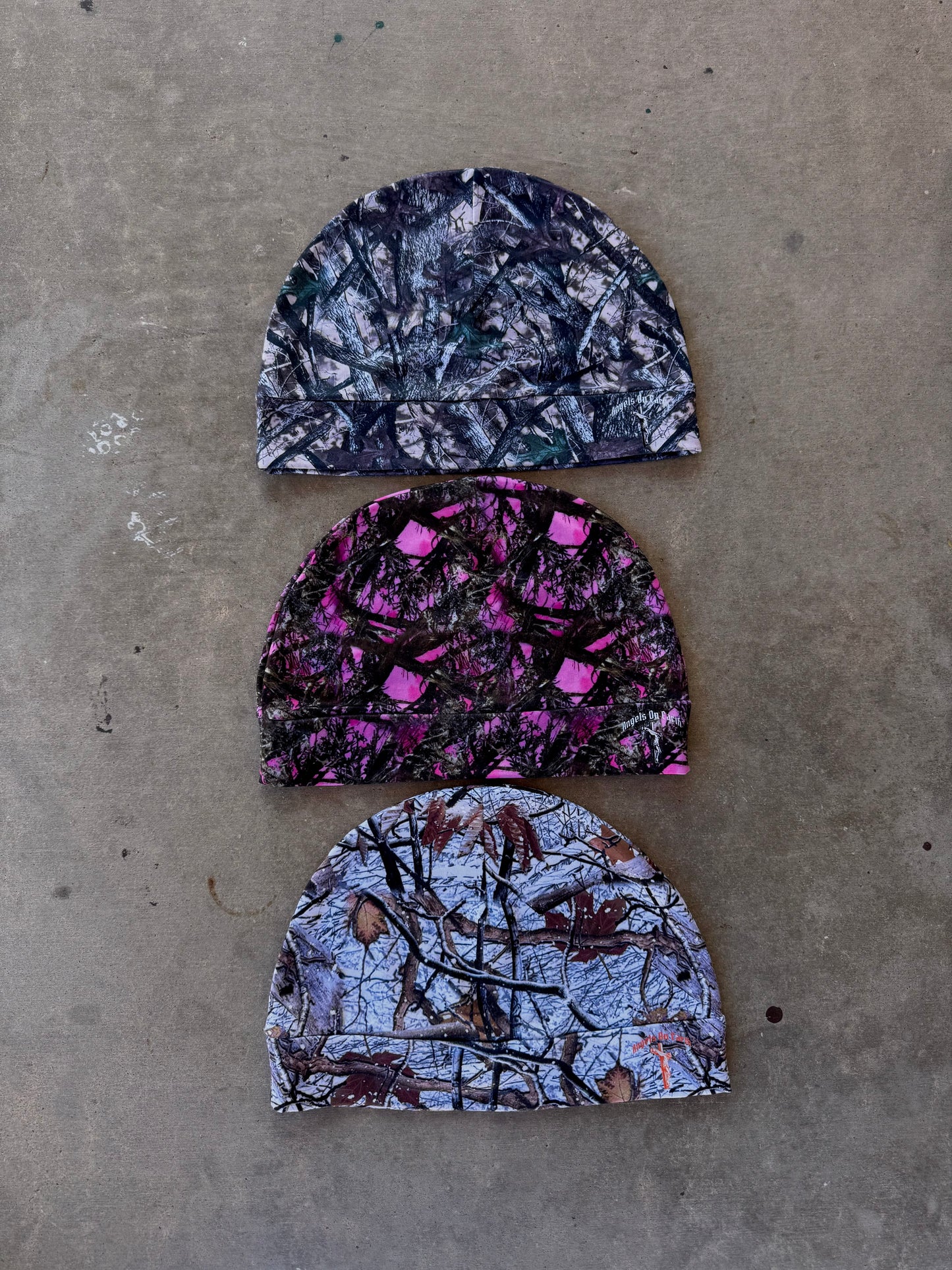 3 Pack Camo Skullcap