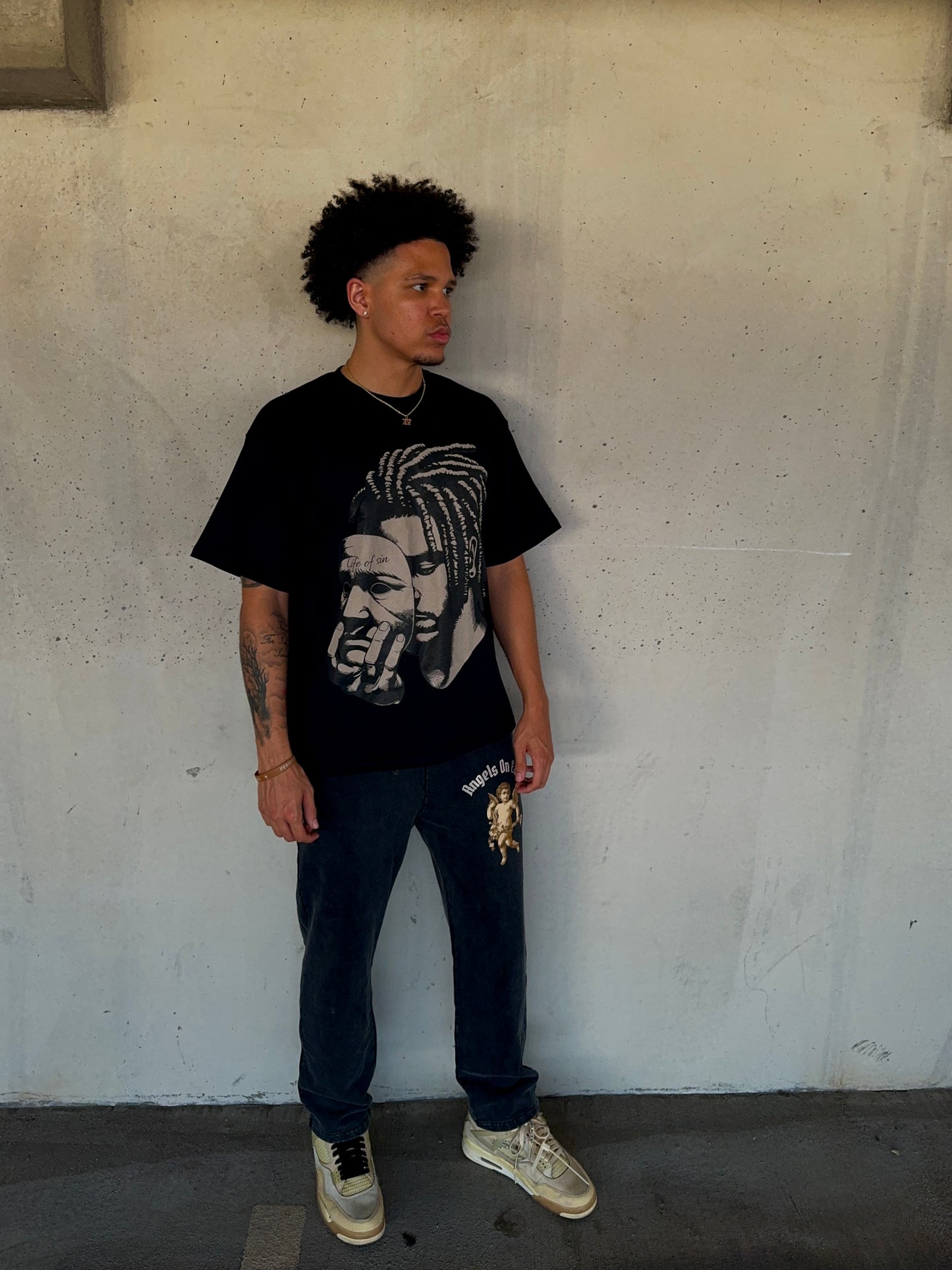 "New Creations" Black Tee