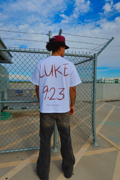 "Carry Your Cross" White Tee