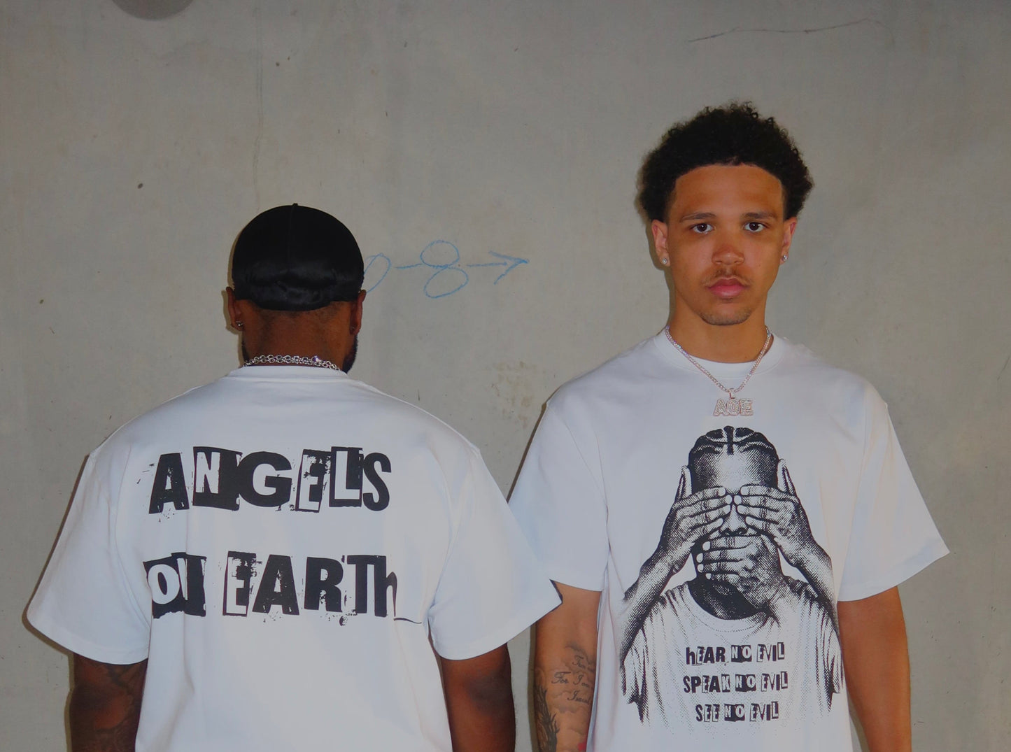 "No Evil" White Tee
