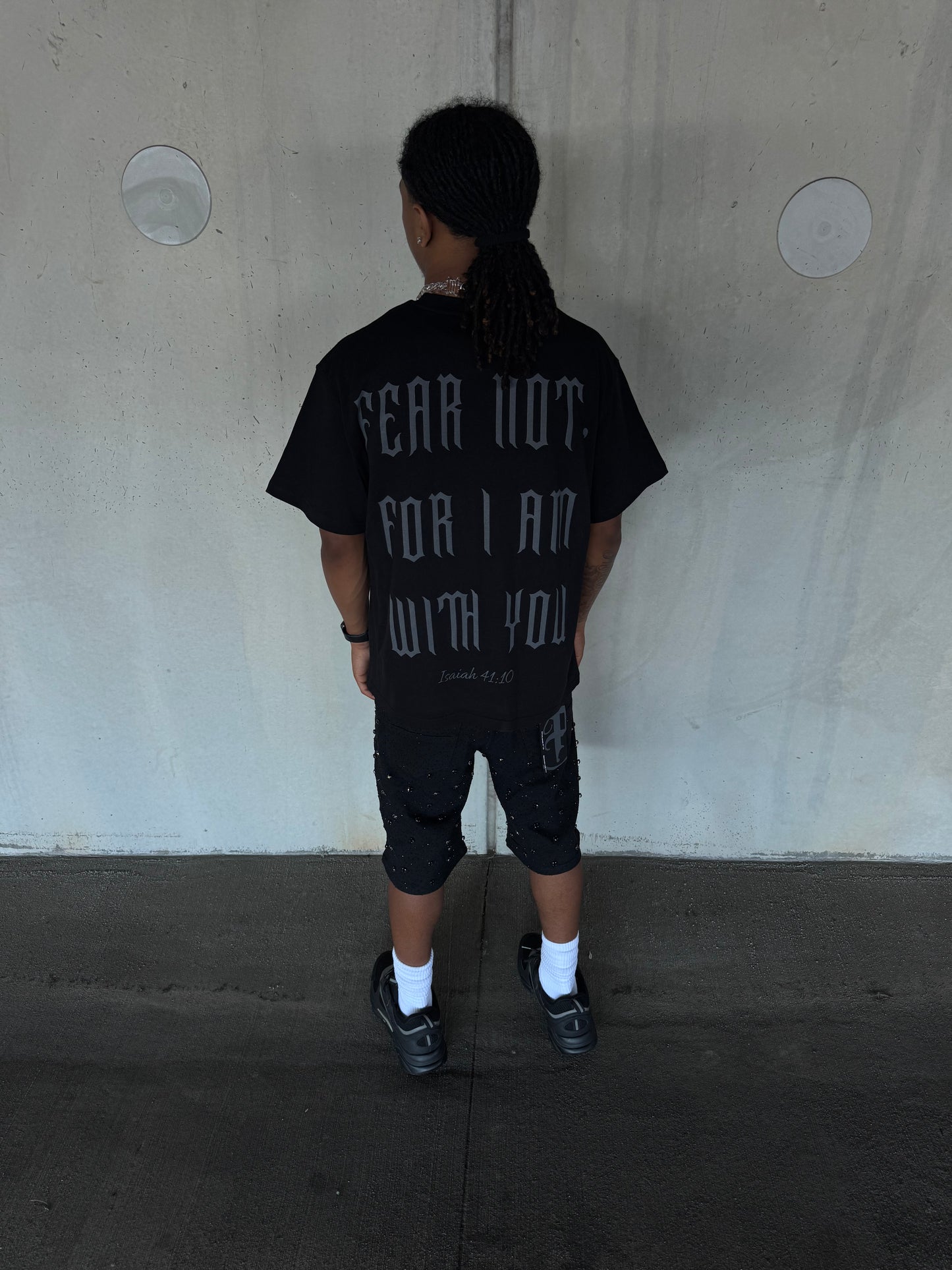 EXCLUSIVE "Isaiah 41:10" Black Tee