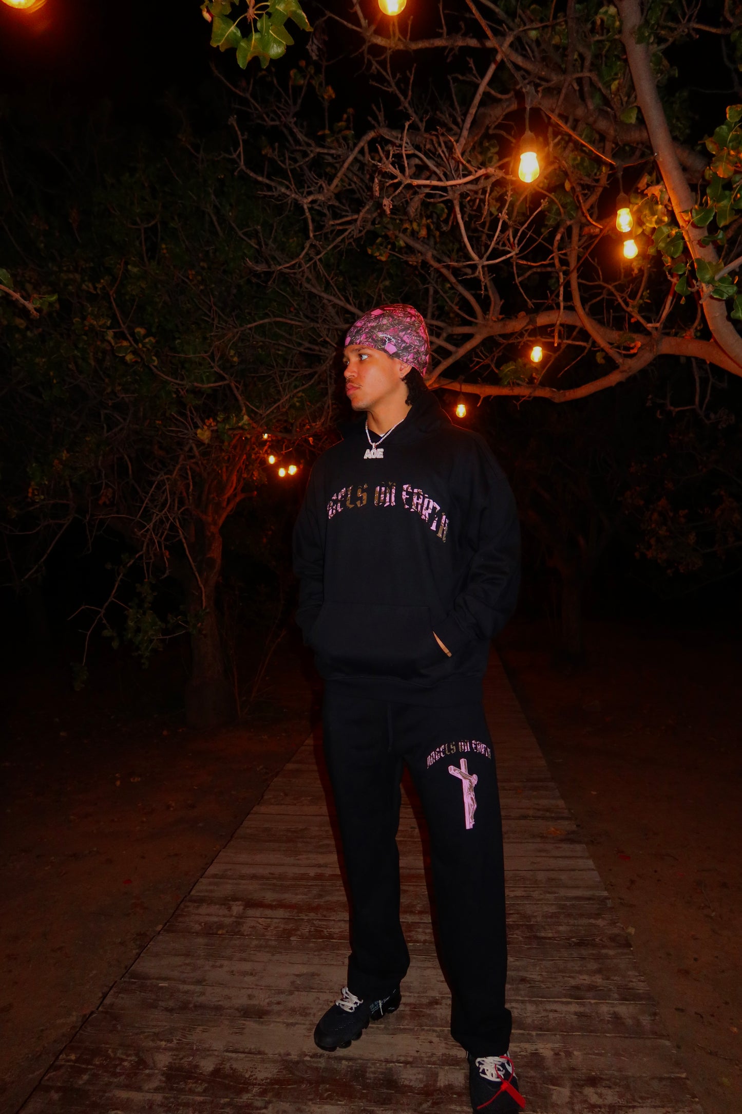 "Jesus Saves" Pink Camo Hoodie