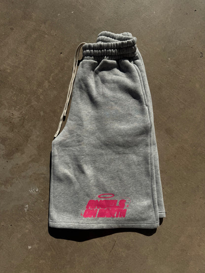 "A.O.E. Halo" Gray Sweatshorts