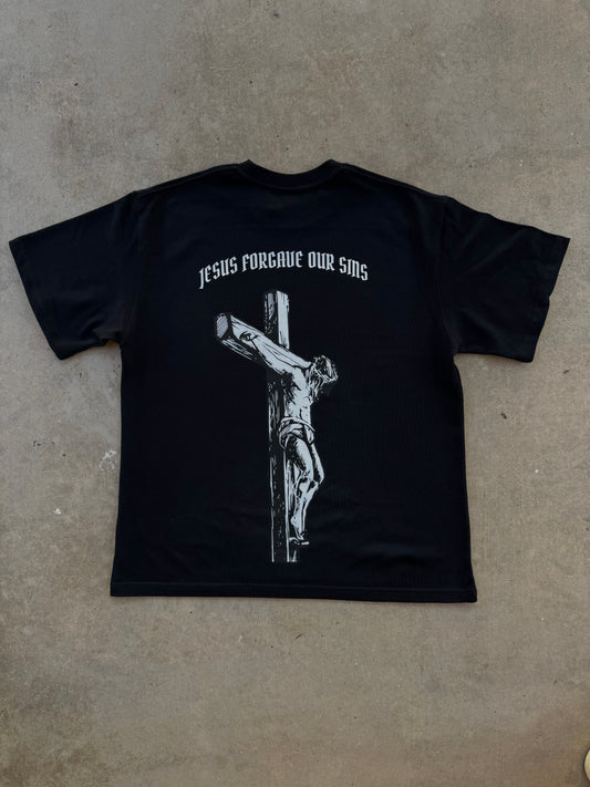 "Forgiven" Black Tee