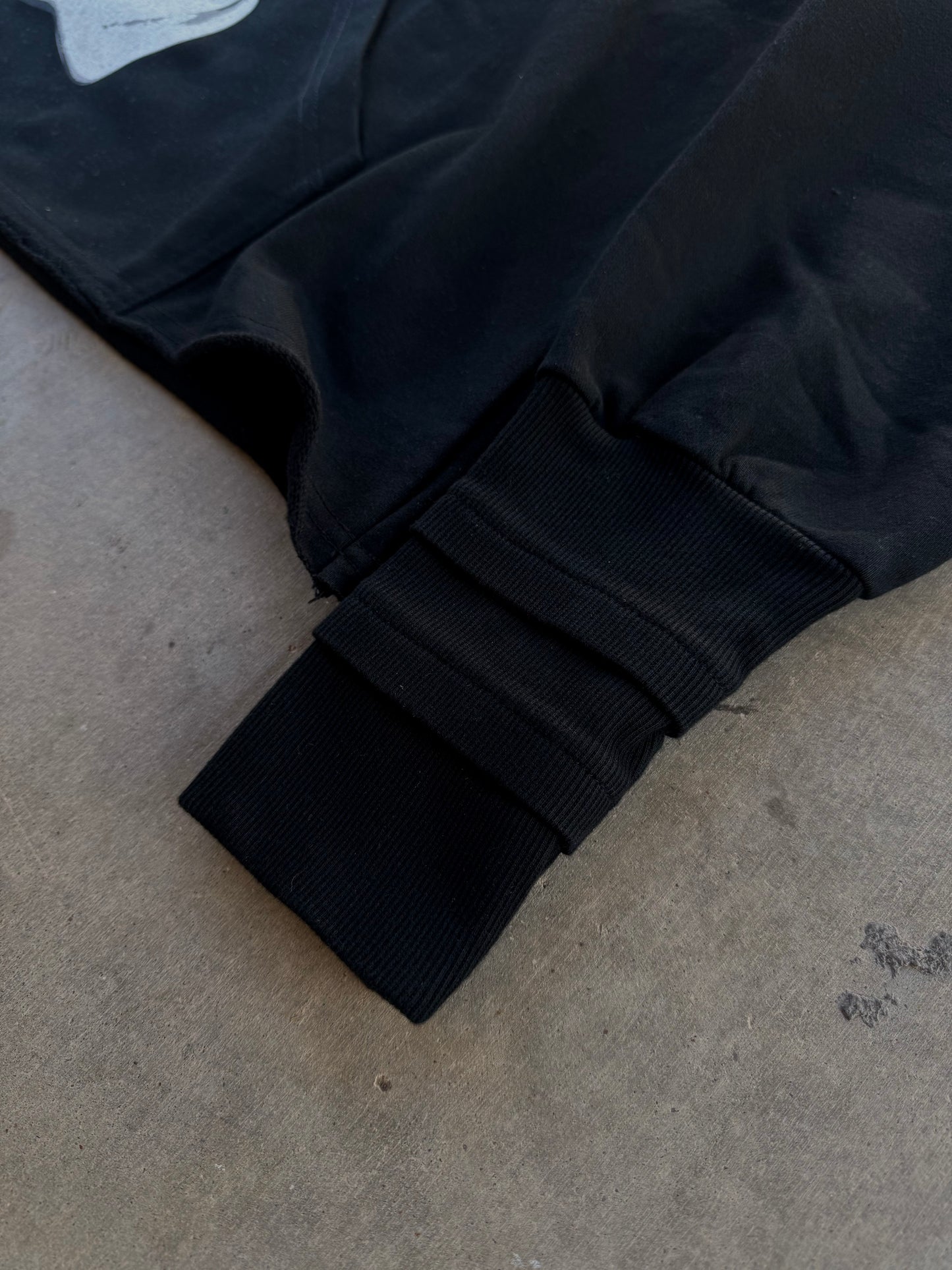 "Faith Not Sight" Triple Layered Sleeve Black Hoodie