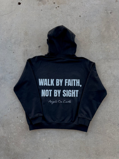 "Faith Not Sight" Black Hoodie
