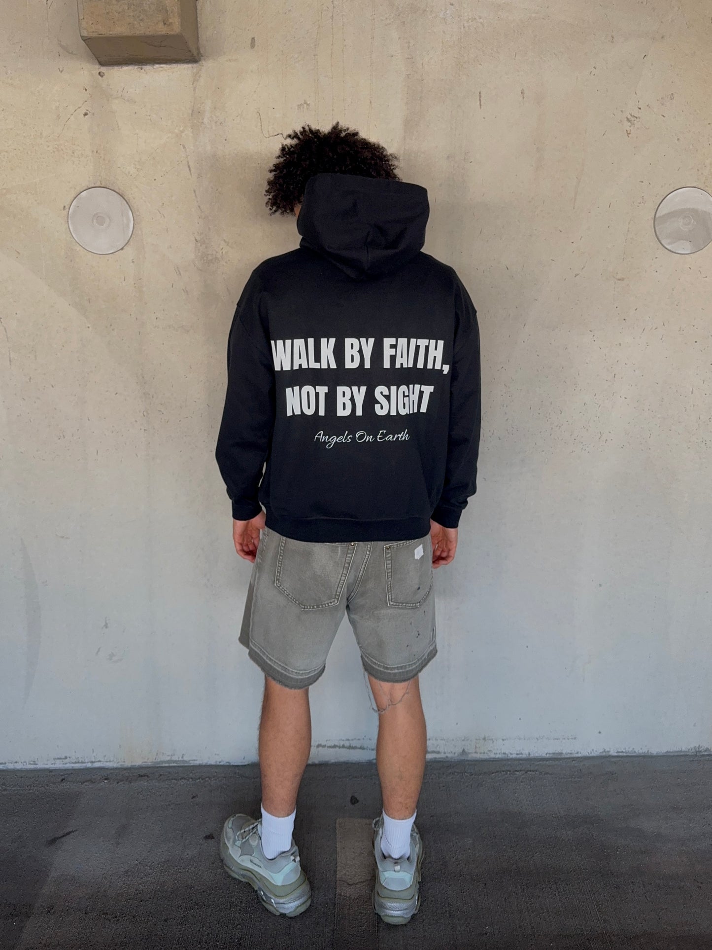 "Faith Not Sight" Black Hoodie