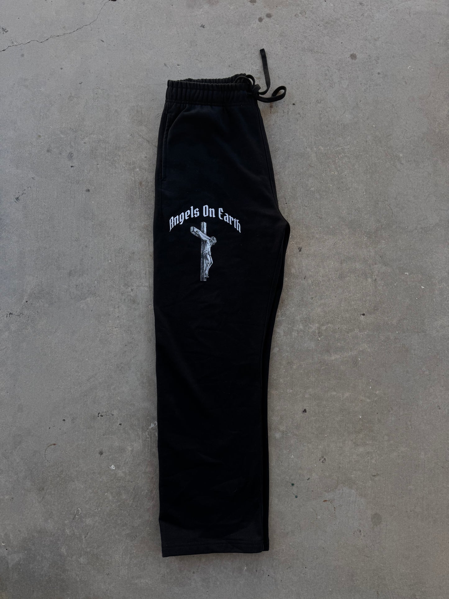 "Logo" Black Sweatpants