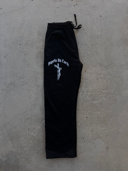 "Logo" Black Sweatpants