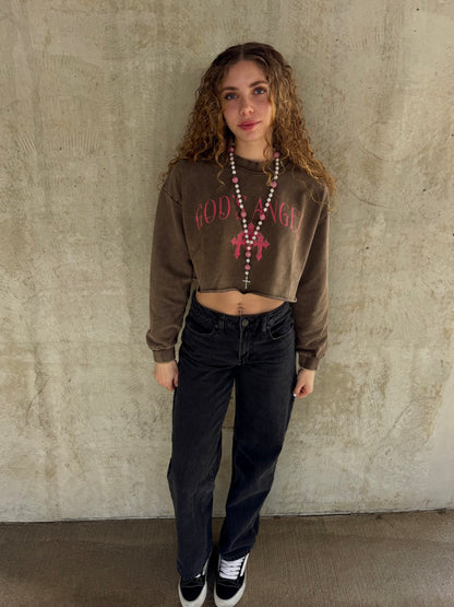 "Pink Crystal" Rosary