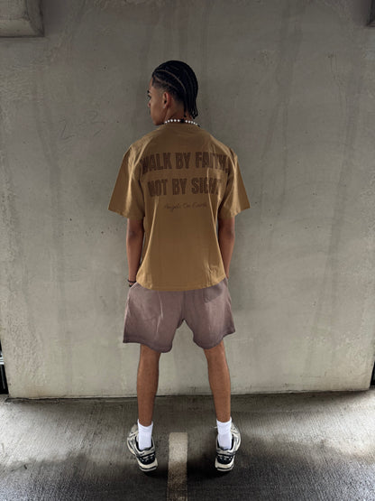 "Faith Not Sight" 2.0 Tan Tee