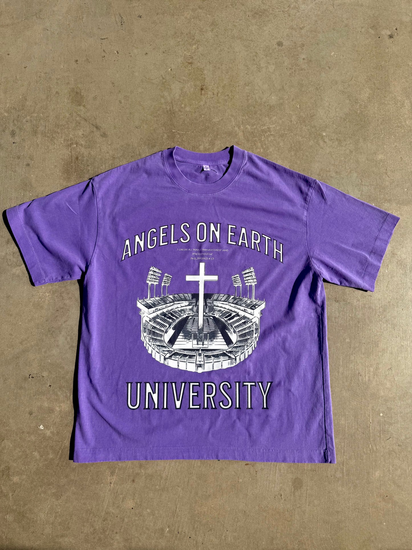 "AOE University" Purple Tee
