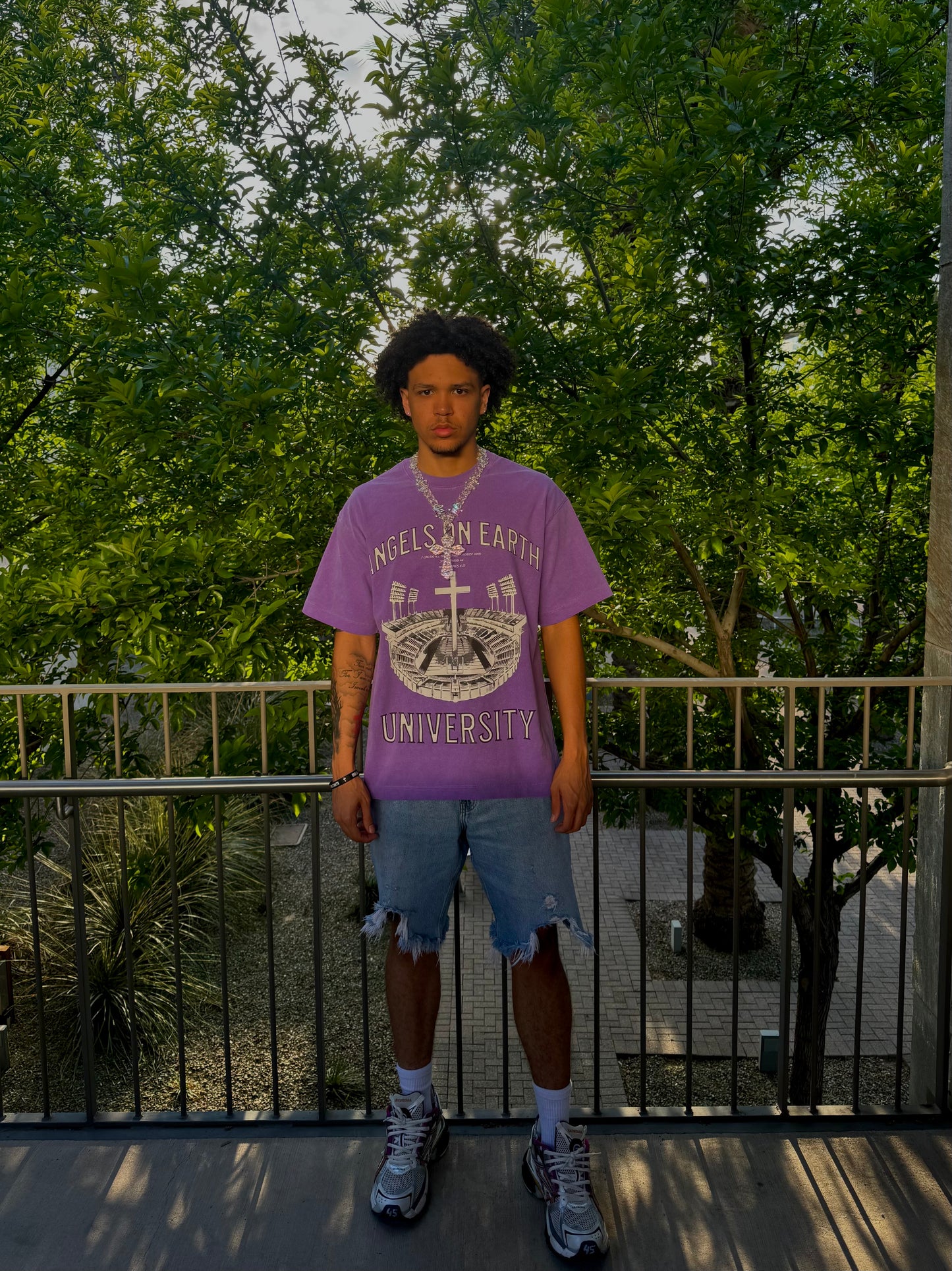 "AOE University" Purple Tee