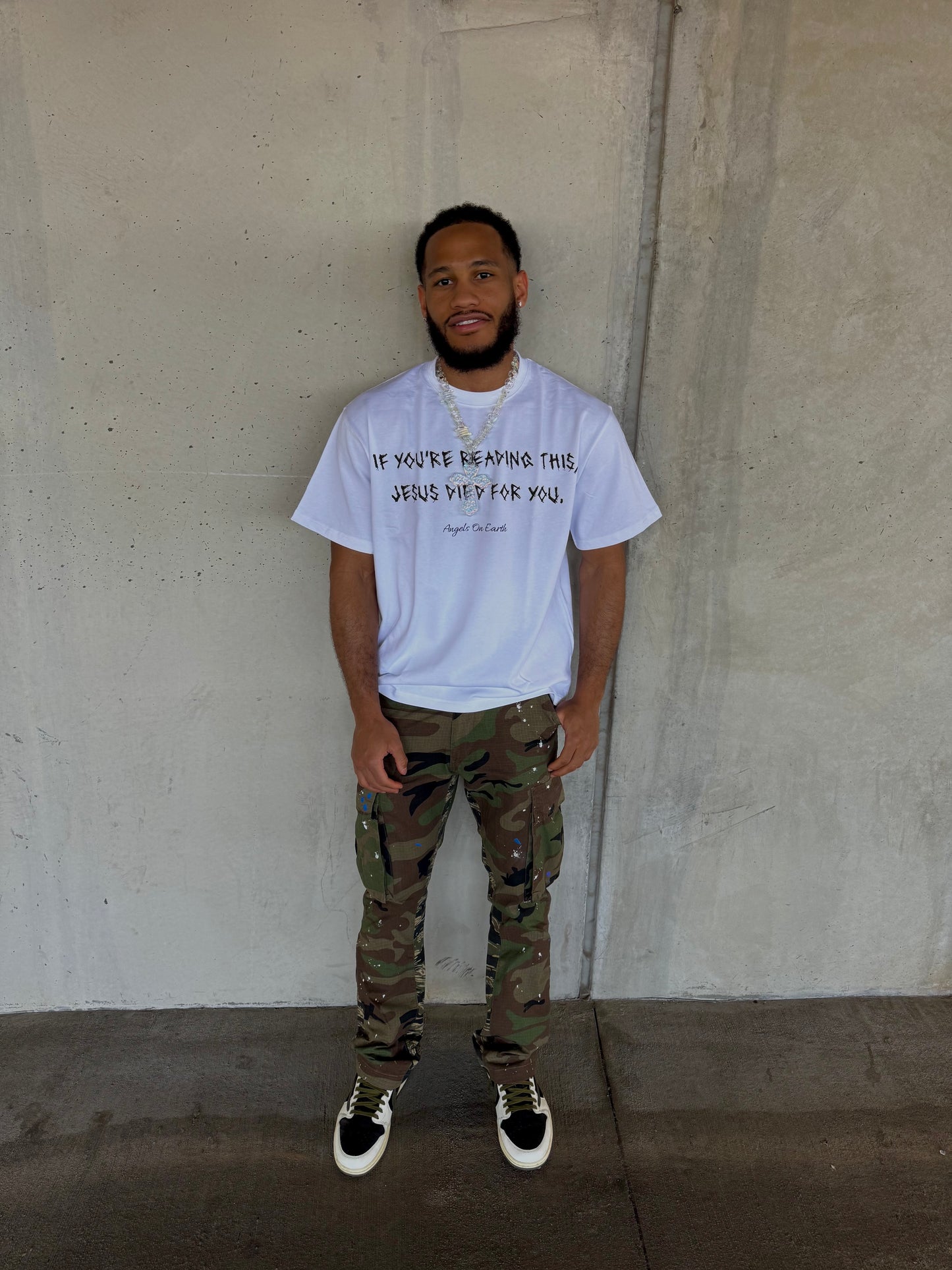 "John 3:16" White Tee