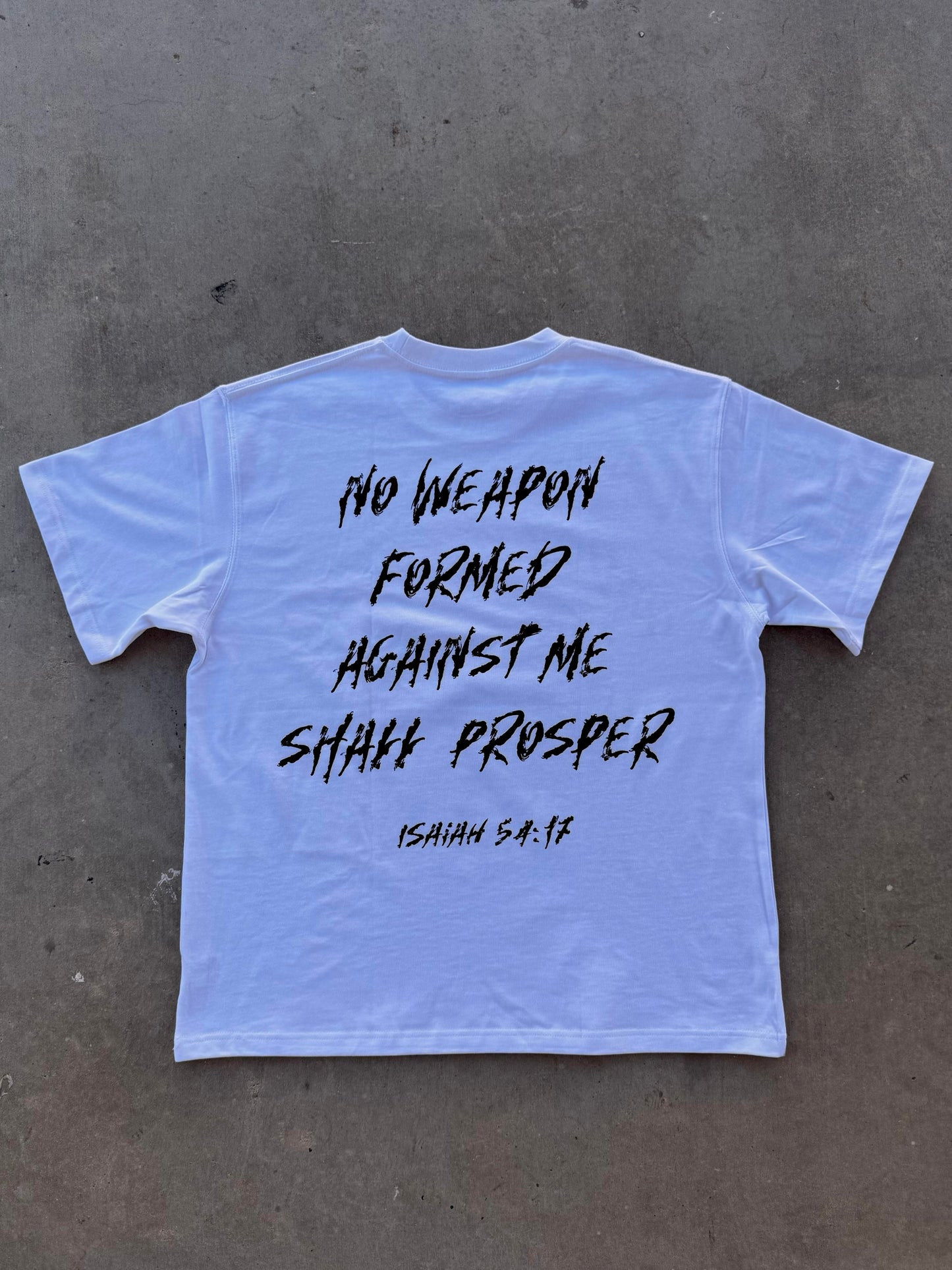 "Soldier Of Christ" White Tee