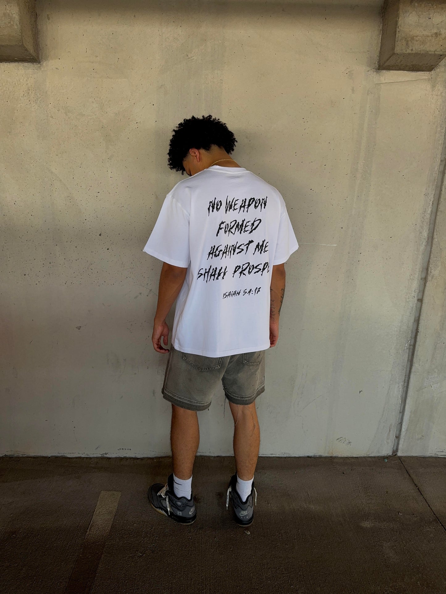 "Soldier Of Christ" White Tee