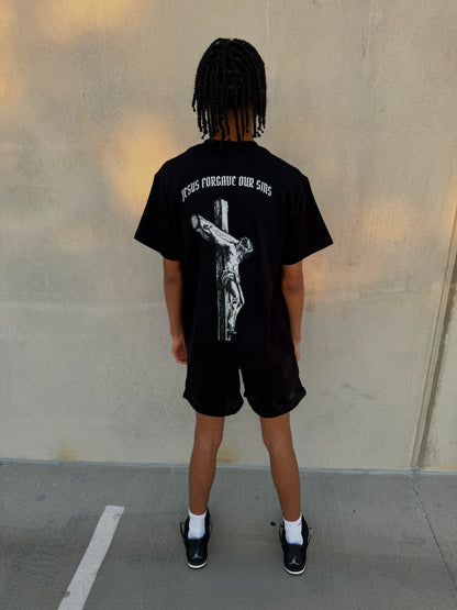 "Forgiven" Black Tee
